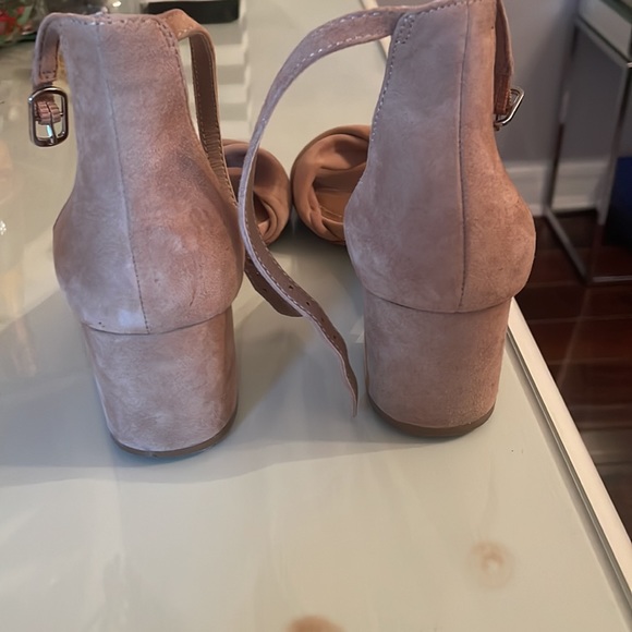 Steve Madden leather suede block heels - Picture 2 of 5
